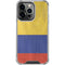 Colombia Flag Distressed iPhone 14 Pro Clear Case