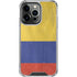 Colombia Flag Distressed iPhone 14 Pro Clear Case