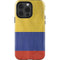 Colombia Flag Distressed iPhone 14 Pro Impact Case