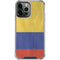 Colombia Flag Distressed iPhone 14 Pro Max Clear Case