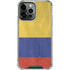 Colombia Flag Distressed iPhone 14 Pro Max Clear Case
