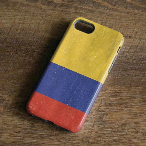 Colombia Flag Distressed iPhone 8 Pro Case