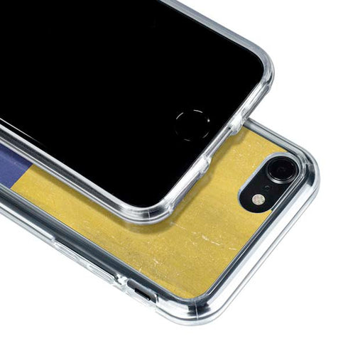Colombia Flag Distressed iPhone SE (2nd & 3rd Gen) Clear Case