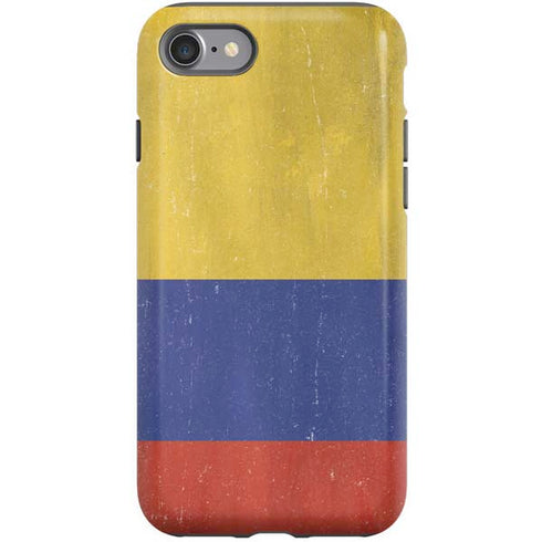 Colombia Flag Distressed iPhone SE (2nd & 3rd Gen) Pro Case