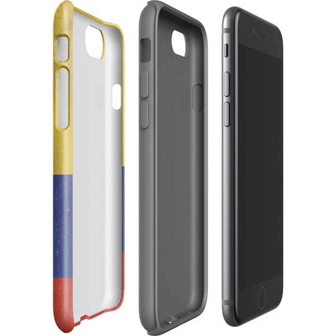 Colombia Flag Distressed iPhone SE (2nd & 3rd Gen) Pro Case