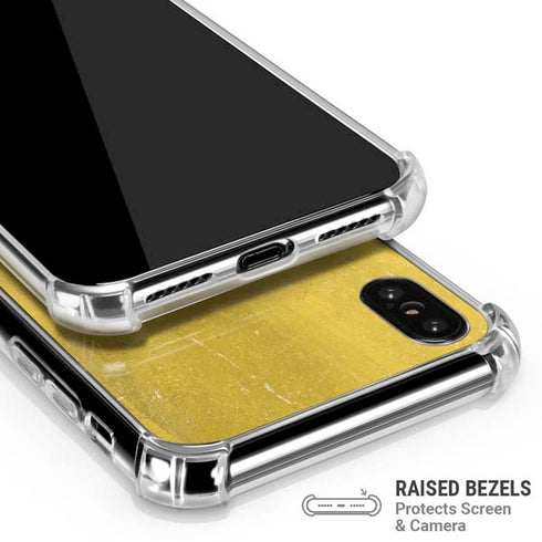 Colombia Flag Distressed iPhone XS Max Clear Case