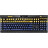 Colombia Flag Distressed K95 RGB PLATINUM Mechanical Gaming Keyboard Skin
