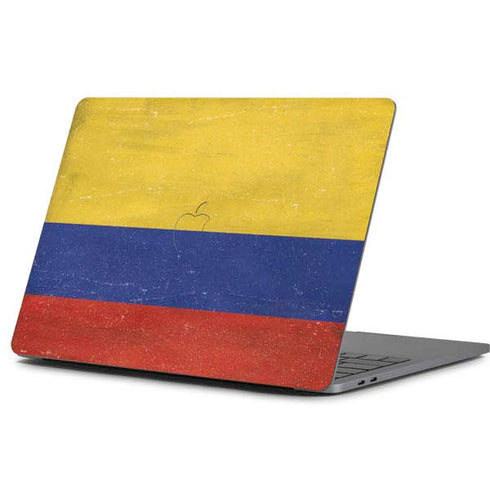 Colombia Flag Distressed Apple MacBook Pro 13-inch Skin