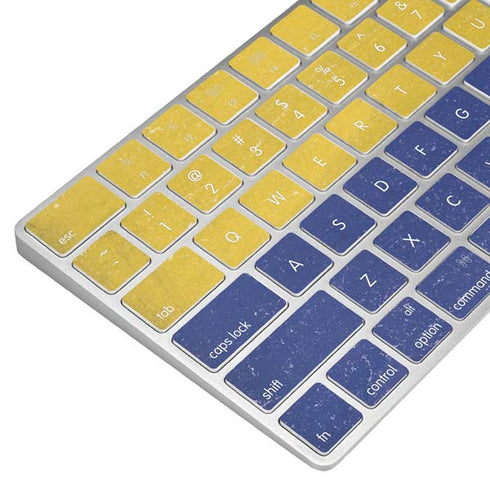 Colombia Flag Distressed Magic Keyboard Skin