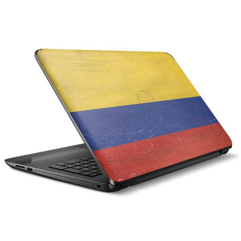 Colombia Flag Distressed HP Notebook Skin