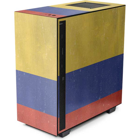 Colombia Flag Distressed NZXT H510 Compact ATX Mid-Tower Case Skin