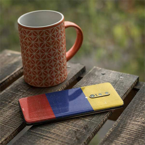 Colombia Flag Distressed OnePlus 7 Pro Skin