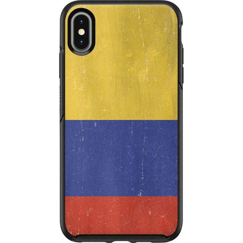Colombia Flag Distressed Otterbox Symmetry iPhone Skin