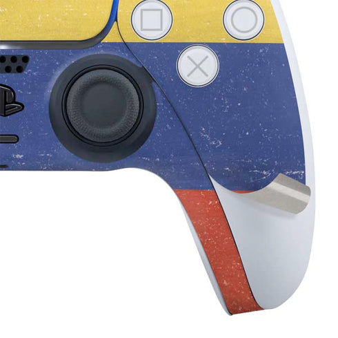 Colombia Flag Distressed PS5 Slim Digital Edition Bundle Skin