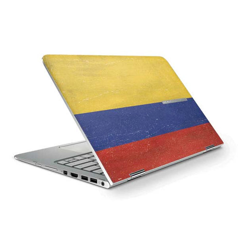 Colombia Flag Distressed HP Spectre Skin