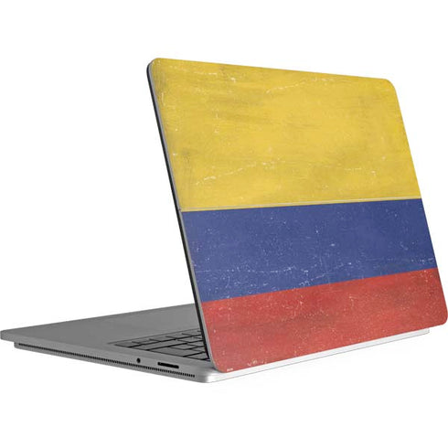Colombia Flag Distressed Surface Laptop Studio Skin