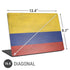 Colombia Flag Distressed Universal Laptop 16.6in (13.4 x 9.7in) Skin