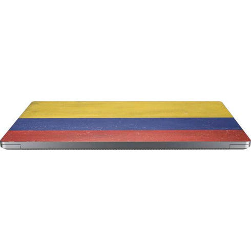 Colombia Flag Distressed Universal Laptop 16in (13 x 9.4in) Skin
