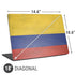 Colombia Flag Distressed Universal Laptop 18in (14.6 x 10.6in) Skin