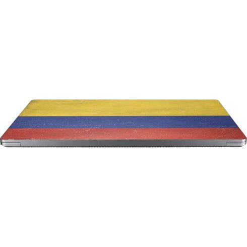 Colombia Flag Distressed Universal Laptop 18in (14.6 x 10.6in) Skin