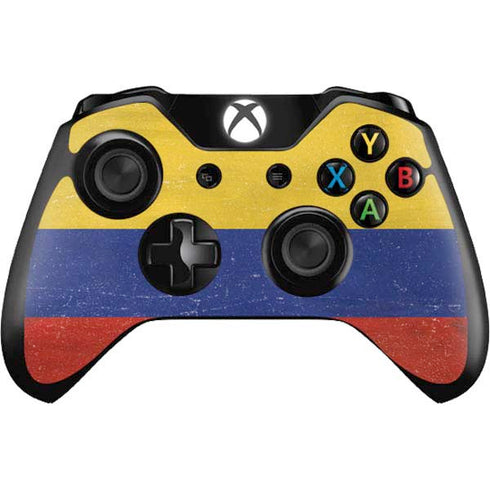 Colombia Flag Distressed Xbox One Controller Skin
