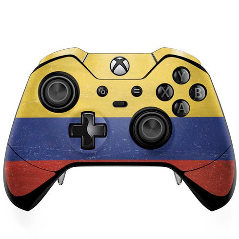 Colombia Flag Distressed Xbox One Elite Controller Skin