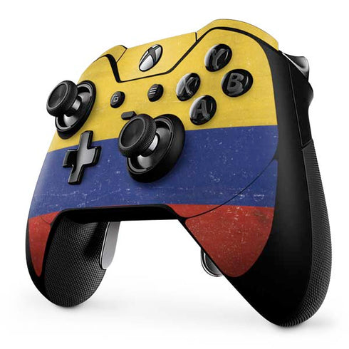 Colombia Flag Distressed Xbox One Elite Controller Skin