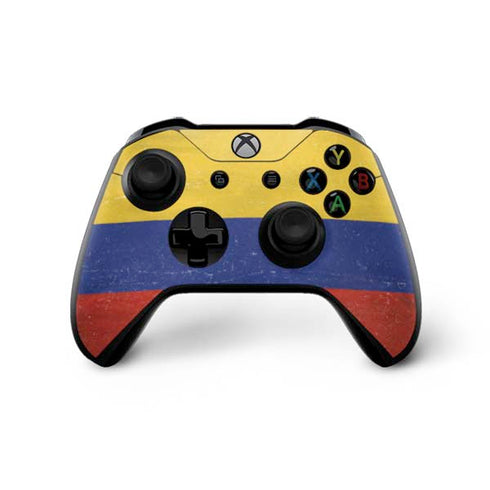 Colombia Flag Distressed Xbox One X Controller Skin