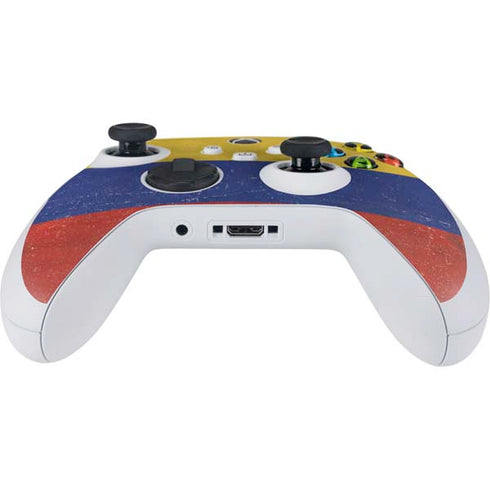 Colombia Flag Distressed Xbox Series S Controller Skin