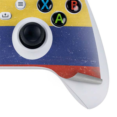 Colombia Flag Distressed Xbox Series S Controller Skin