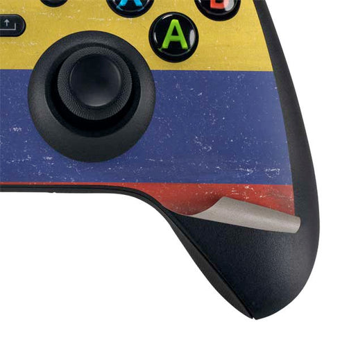 Colombia Flag Distressed Xbox Series X Controller Skin