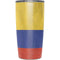 Colombia Flag Distressed Yeti 20oz Tumbler Skin