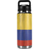 Colombia Flag Distressed YETI Rambler 26oz Bottle Skin