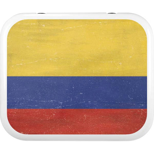 Colombia Flag Distressed YETI Roadie 24 Hard Cooler Skin