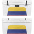 Colombia Flag Distressed YETI Tundra 65 Hard Cooler Skin