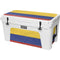 Colombia Flag Distressed YETI Tundra 75 Hard Cooler Skin