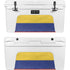 Colombia Flag Distressed YETI Tundra 75 Hard Cooler Skin