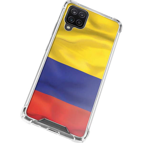 Colombia Flag Galaxy A12 Clear Case