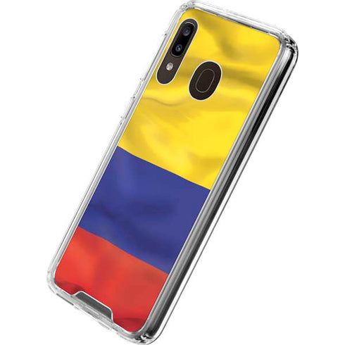 Colombia Flag Galaxy A30 Clear Case