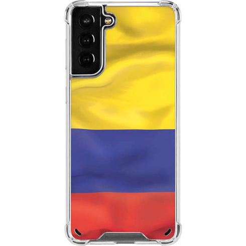 Colombia Flag Galaxy S21 Plus 5G Clear Case
