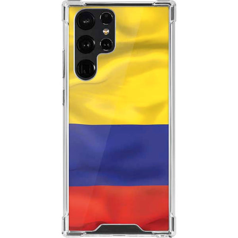 Colombia Flag Galaxy S22 Ultra Clear Case