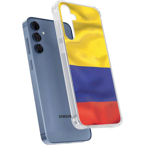 Colombia Flag Galaxy S24 Clear Case