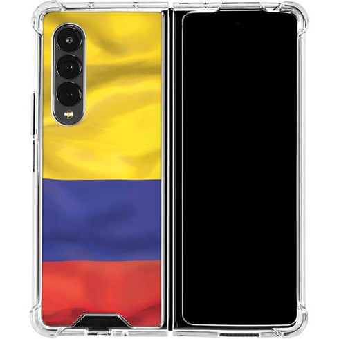 Colombia Flag Galaxy Z Fold4 5G Clear Case