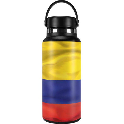 Colombia Flag Hydro Flask 32oz Wide Mouth Skin