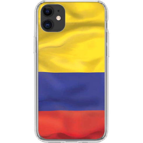 Colombia Flag iPhone 11 Clear Case