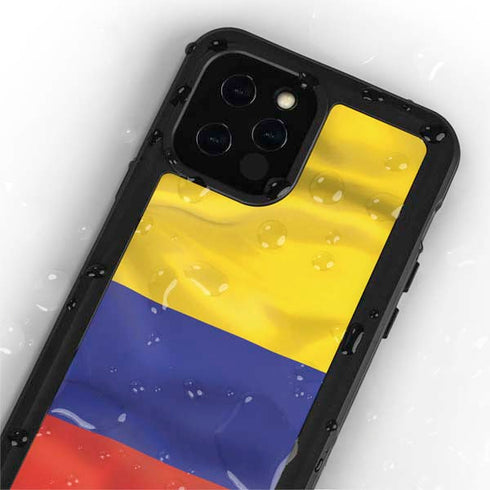 Colombia Flag iPhone 12 Pro Waterproof Case