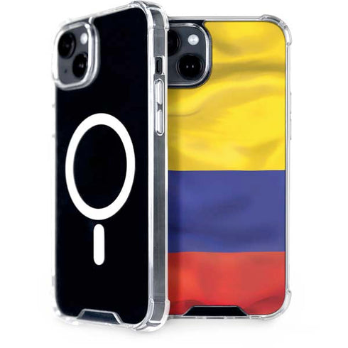 Colombia Flag iPhone 15 Plus MagSafe Case
