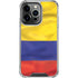 Colombia Flag iPhone 14 Pro Clear Case
