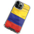 Colombia Flag iPhone 14 Pro Clear Case