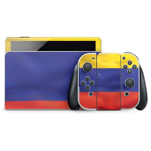 Colombia Flag Nintendo Switch OLED (2021) Skin